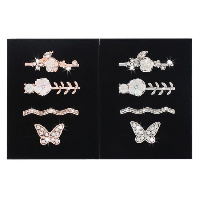 4pcs / Set 22mm Width Smart Watch Silicone Band Decorative Ring Metal Accessories – Bild 6