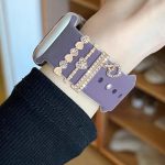 3pcs / Set 22mm Width Smart Watch Silicone Band Decorative Ring Metal Accessories, 1, 2, 3, 4, 5, 6 – Bild 7