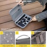 BKANO For DJI Osmo Action 4 / 5 Pro Set Storage Bag Organizer Case Hard Shell Case Handbag – Bild 5