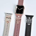 5pcs / Set 20mm Width Smart Watch Silicone Band Decorative Ring Metal Accessories, Gold 1, Silver 2, Rose Gold 3, Rose Gold 4, Silver 5, Rose Gold 6, Gold 7, Rose Gold 8, Gold 9 – Bild 5