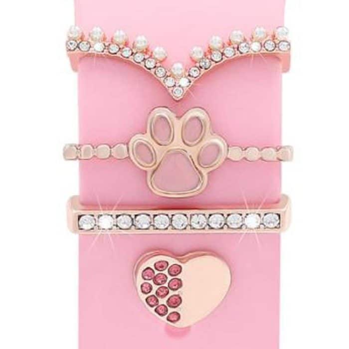 TBD0605870601.jpg 4pcs / Set 22mm Width Smart Watch Band Decorative Ring Metal Accessories, 1, 2, 3, 4 – Bild 1