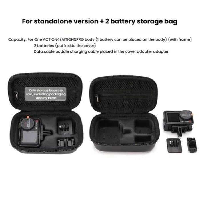BKANO For DJI Osmo Action 3 / 4 / 5 Pro Storage Bag Sports Camera Handbag – Bild 5
