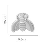 Smart Watch Universal Bee Shape Band Decorative Ring Metal Accessories, Gold 1, Silver 1, Rose Gold 1, Gold 2, Silver 2, Rose Gold 2 – Bild 3