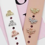 Smart Watch Universal Bee Shape Band Decorative Ring Metal Accessories, Gold 1, Silver 1, Rose Gold 1, Gold 2, Silver 2, Rose Gold 2 – Bild 5