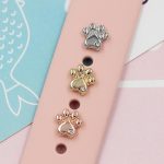 Smart Watch Universal Cats Paw Shape Band Decorative Ring Metal Accessories – Bild 3