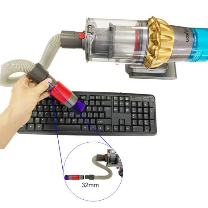 Vacuum Cleaner Dusting Streak Free Soft Brush Replacement Accessory Set, 32mm Soft Brush, 32mm Soft Brush+Connector For Dyson V8, 32mm Soft Brush+DC Connector, 32mm Soft Brush+35mm Connector, 32mm Soft Brush+Connector For Shark – Bild 2