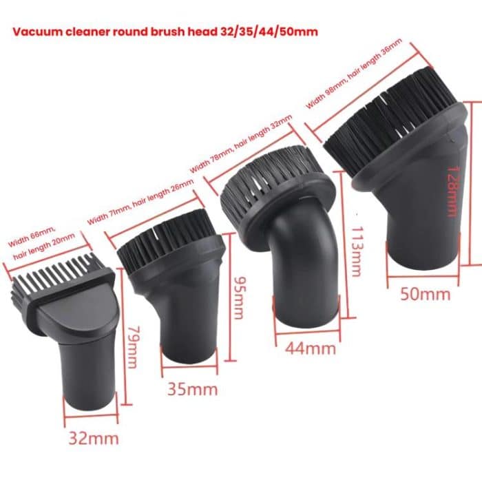 For Vacuum Cleaner Brush Head Accessories Suction Head Round Brush, 32x79mm, 35x95mm, 44x113mm, 50x128mm – Bild 4
