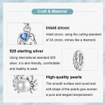 S925 Sterling Silver Cute Crab Jewelry Pendant Animal Beads – Bild 3