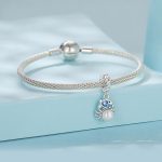S925 Sterling Silver Cute Crab Jewelry Pendant Animal Beads – Bild 5