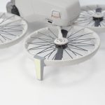 For DJI Flip RCSTQ Folding Detachable Luminous Booster Stand Drop and Scratch Resistant Protective Stand, 1pair Tripods+Sticker