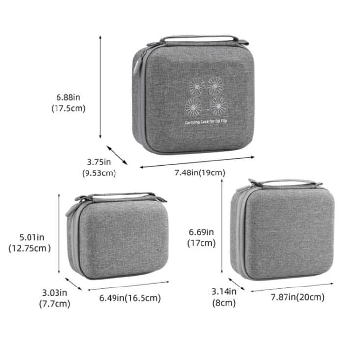 For DJI Flip BRDRC Organizer Bag Drone Portable Tote, Host Bag, Host Bag+RC2 Bag, Host Bag+RC-N1/2/3 Bag – Bild 3