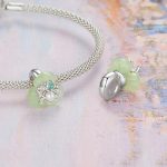 S925 Sterling Silver Flower Pearl Silicone Spacer Beads Jewelry Bead Accessories – Bild 4