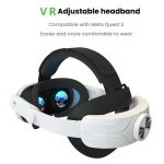 For Meta Quest 3 / 3S Adjustable Headband No Face Pressure VR Head Strap Accessories – Bild 5