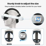 For Meta Quest 3 / 3S Adjustable Headband No Face Pressure VR Head Strap Accessories – Bild 9