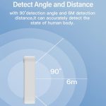 Human Presence Sensor Millimeter Wave Radar Detection Built-in Illuminance Sensor, Tuya WiFi Square, Tuya WiFi Round, Tuya Zigbee Square, Tuya Zigbee Round – Bild 5