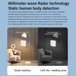 Human Presence Sensor Millimeter Wave Radar Detection Built-in Illuminance Sensor, Tuya WiFi Square, Tuya WiFi Round, Tuya Zigbee Square, Tuya Zigbee Round – Bild 9