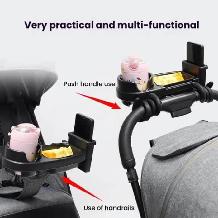 3 in 1 Wap-around Baby Stroller Tray Cup Holder – Bild 5