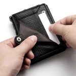 Dibaoleiou Men Anti-Theft Chain Wallet Retro Money Purse Driver License Card Bag Zipper Coin Purse – Bild 8