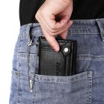 Dibaoleiou Men Anti-Theft Chain Wallet Retro Money Purse Driver License Card Bag Zipper Coin Purse – Bild 10