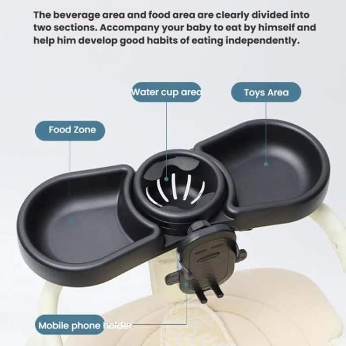 Universal Baby Stroller With Dining Tray And Storage Rack – Bild 3