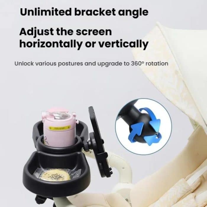 Universal Baby Stroller With Dining Tray And Storage Rack – Bild 4