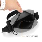 Dibaoleiou Lightweight Multifunction Mobile Phone Bag Men Casual Canvas Bag Shoulder Small Backpack – Bild 7