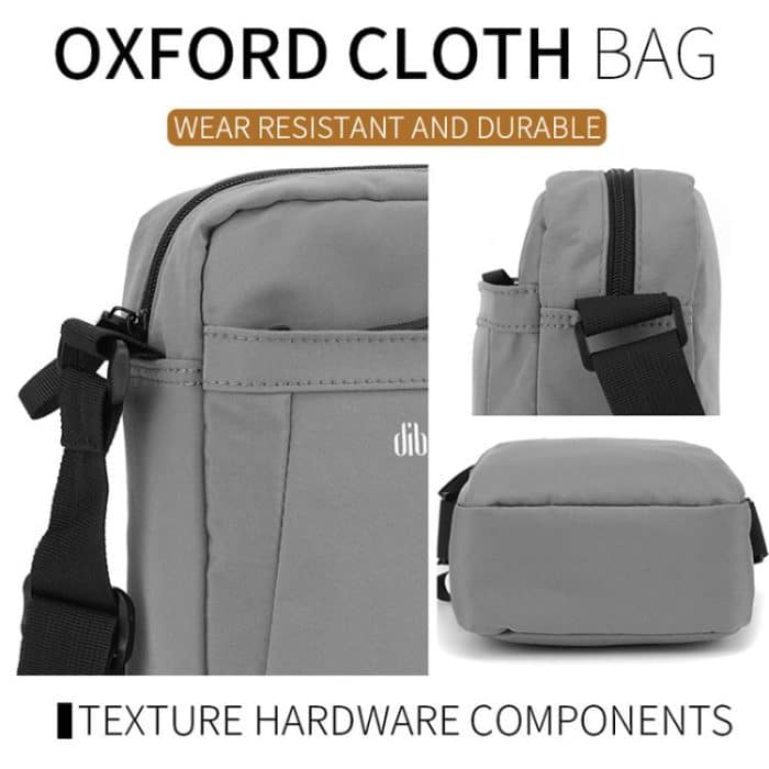 Dibaoleiou Lightweight Multifunction Mobile Phone Bag Men Casual Canvas Bag Shoulder Small Backpack – Bild 10