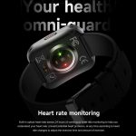 QS08 1.85 Inch Full-Screen Smart Watch with Real-Time Heart Rate/Blood Glucose/Blood Oxygen Monitor, SOS Alert, Sleep Tracking – Bild 10