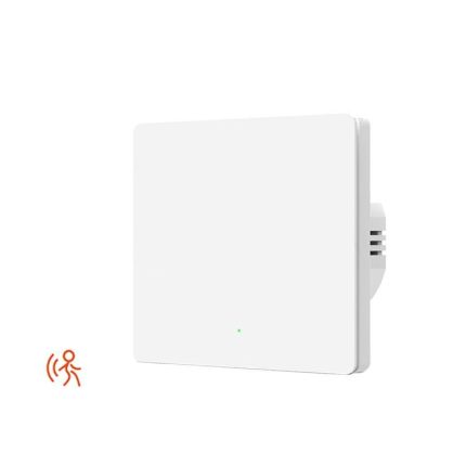Compatible Tuya ZigBee Smart Light Switch With Radar Motion Sensor No Capacitor Required, 1-Gang, 2-Gang, 3-Gang