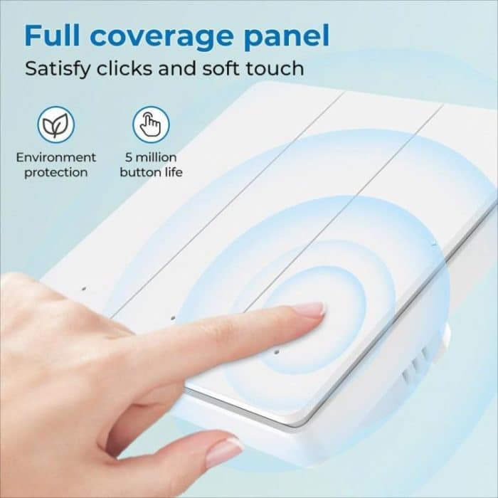 Compatible Tuya ZigBee Smart Light Switch With Radar Motion Sensor No Capacitor Required, 1-Gang, 2-Gang, 3-Gang – Bild 5