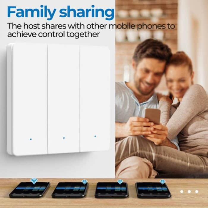 Compatible Tuya ZigBee Smart Light Switch With Radar Motion Sensor No Capacitor Required, 1-Gang, 2-Gang, 3-Gang – Bild 9