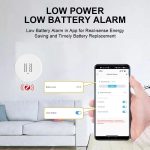 Kompatibler Tuya ZigBee Smart Vibration Tilt Sensor Echtzeit Shock Alarm Sicherheitsschutz – Bild 10