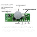 3,7 V Infrarot Menschlichen Sensor Solar Licht Platine Solar Wand Licht Control Board PIR Wand Licht Controller – Bild 8