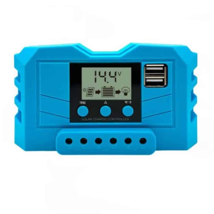 12V 24V Lithium Lead Acid Solar Charge Controller PWM PV Controller With LCD Display, 10A, 20A, 30A – Bild 1