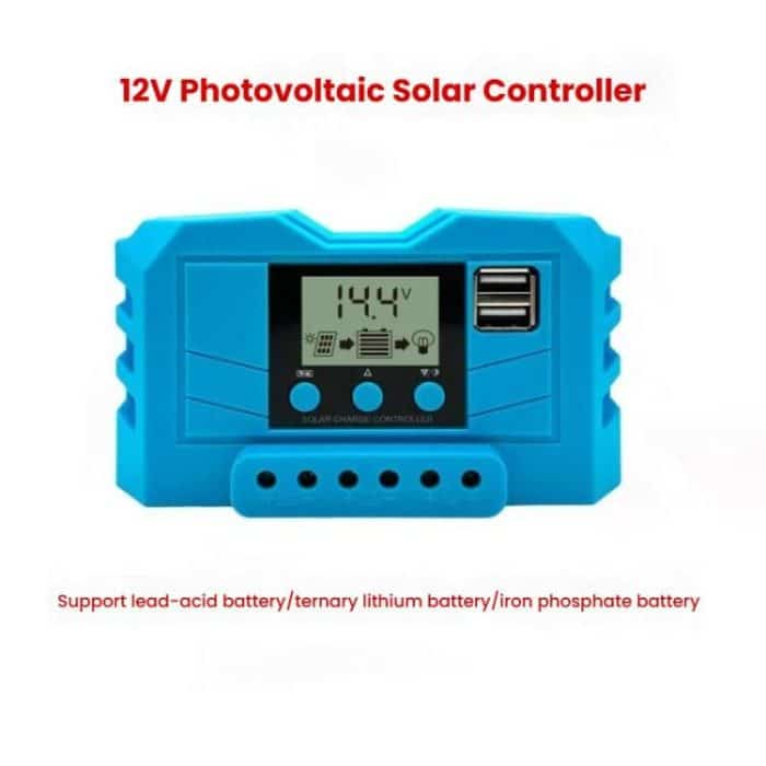 12V 24V Lithium Lead Acid Solar Charge Controller PWM PV Controller With LCD Display, 10A, 20A, 30A – Bild 5