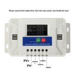 12V 24V Setup-Free Color Screen Luminous Display Solar Controller PV Solar Charge Controller, 10A, 20A, 30A, 40A, 50A, 60A – Bild 6