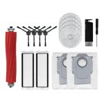 Sweeping Robot Vacuum Cleaner Accessories Main Side Brush Hepa Filter Trash Dust Bag Mop Cloth, 15 In 1 For Roborock P10, 15 In 1 For Roborock P10 Pro, 16 In 1 For Roborock P10S Pro
