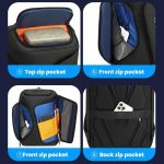 Wiersaam Men Anti-Theft Business Travel Backpack Water-Resistant Laptop Backpack With USB Charging Port, WY1330 Black, WY1330 Gray – Bild 6