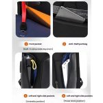 Wiersaam WY1200 Men Waterproof Anti-Theft Business Backpack Multiple Organizer Compartments, WY1200 Black – Bild 6