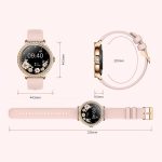 Bluetooth Calling AI Voice Assistant Life Waterproof Sports Smartwatch, Black Silicone Strap, Gold Pink Silicone Strap, Silver Gray Silicone Strap, Gold Rough Steel Strap+Pink Silicone Strap, Silver Rough Steel Strap+Gray Silicone Strap... – Bild 12