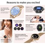 Bluetooth Calling AI Voice Assistant Life Waterproof Sports Smartwatch, Black Silicone Strap, Gold Pink Silicone Strap, Silver Gray Silicone Strap, Gold Rough Steel Strap+Pink Silicone Strap, Silver Rough Steel Strap+Gray Silicone Strap... – Bild 3