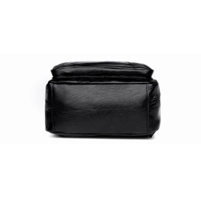 Casual Women Shoulder Bag PU Leather Simple Versatile Trend Female Backpack Student Travel Schoolbag – Bild 3