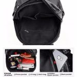 Casual Women Shoulder Bag PU Leather Simple Versatile Trend Female Backpack Student Travel Schoolbag – Bild 6