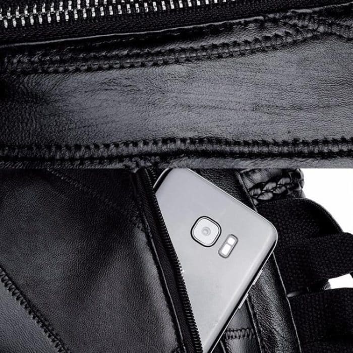 Casual Women Shoulder Bag PU Leather Simple Versatile Trend Female Backpack Student Travel Schoolbag – Bild 8