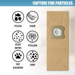 9 Stück Papierstaubbeutel für Kirby G4/G5 Staubsauger – Bild 5