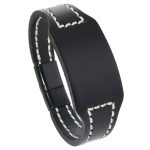 Hand-Stitched Smooth Cowhide Wristband, Minimalist DIY Craft Kit, Vintage Style Unisex Couple Gift for Men and Women