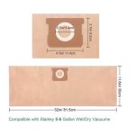 Für Stanley 5-6 Gallonen Staubsauger Staubbeutel Zubehör – Bild 4