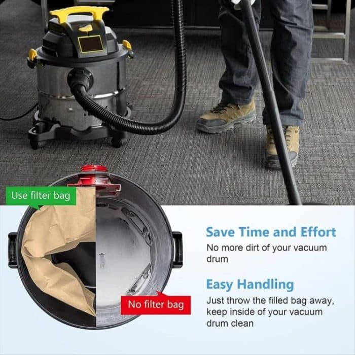 Für Stanley 5-6 Gallonen Staubsauger Staubbeutel Zubehör – Bild 5