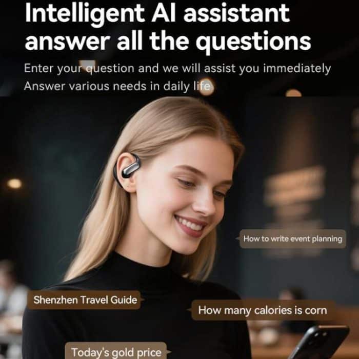 M127 AI Smart Translation Bluetooth Earphones – Bild 15