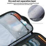 BANGE BG-3055 Men Large Capacity Shoulder Bag Expanded Capacity Business Travel Backpack – Bild 8